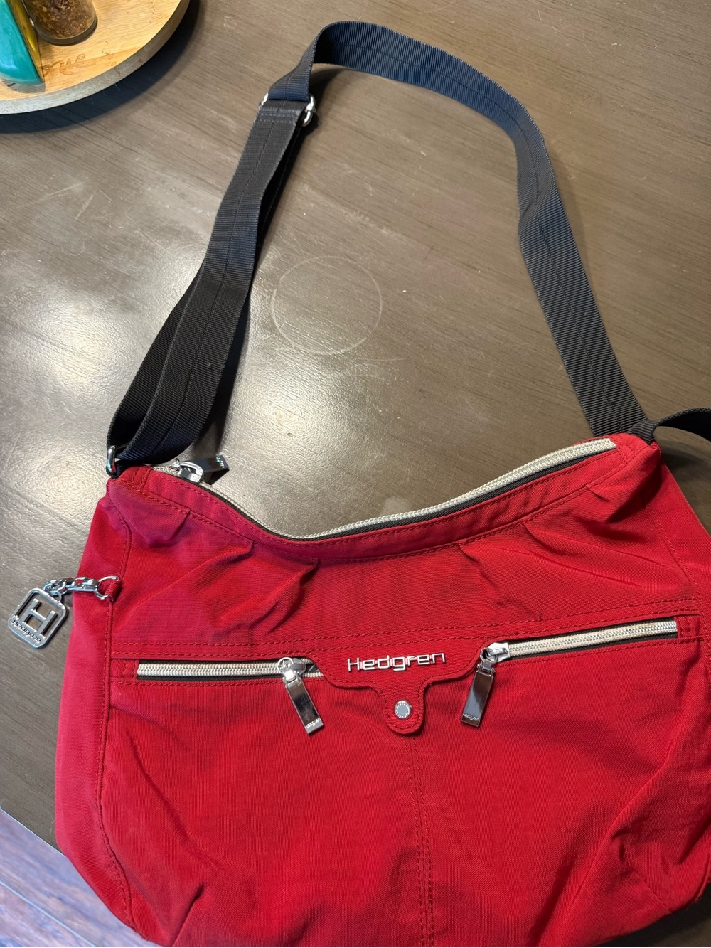 Hedgren Red Crossbody Bag - Lightweight Everyday Shoulder Bag